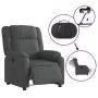 Dunkelgrauer elektrischer Relaxsessel aus Stoff von , Sessel - Ref: Foro24-3205179, Preis: 252,42 €, Rabatt: %