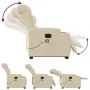 Elektrischer Massagesessel, verstellbarer, cremefarbener Stoff von , Sessel - Ref: Foro24-3206680, Preis: 394,84 €, Rabatt: %