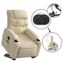 Elektrischer Massagesessel, verstellbarer, cremefarbener Stoff von , Sessel - Ref: Foro24-3206680, Preis: 394,84 €, Rabatt: %