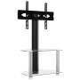 Mueble TV esquina 2 niveles para 32-70 pulgadas negro plateado de , Muebles TV - Ref: Foro24-358165, Precio: 103,85 €, Descue...