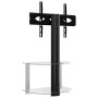 Mueble TV esquina 2 niveles para 32-70 pulgadas negro plateado de , Muebles TV - Ref: Foro24-358165, Precio: 103,85 €, Descue...