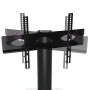 Mueble TV esquina 2 niveles para 32-70 pulgadas negro plateado de , Muebles TV - Ref: Foro24-358165, Precio: 103,85 €, Descue...