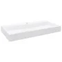 Waschbecken 100x46x11 cm Mineralharz/weißer Marmor von vidaXL, Sinkt - Ref: Foro24-144066, Preis: 276,36 €, Rabatt: %
