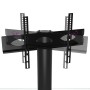 Mueble TV esquina 2 niveles para 32-70 pulgadas negro plateado de , Muebles TV - Ref: Foro24-358171, Precio: 91,84 €, Descuen...