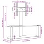 Mueble TV esquina 2 niveles para 32-70 pulgadas negro plateado de , Muebles TV - Ref: Foro24-358171, Precio: 91,84 €, Descuen...