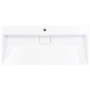 Lavabo 100x46x11 cm resina mineral/mármol blanco de vidaXL, Lavabos - Ref: Foro24-144066, Precio: 246,56 €, Descuento: %