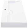 Lavabo 100x46x11 cm resina mineral/mármol blanco de vidaXL, Lavabos - Ref: Foro24-144066, Precio: 246,56 €, Descuento: %