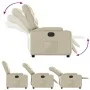 Cremefarbener Power-Liegestuhl aus Kunstleder von , Sessel - Ref: Foro24-3204645, Preis: 273,94 €, Rabatt: %