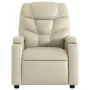Cream Faux Leather Power Recliner by , Armchairs - Ref: Foro24-3204645, Price: 273,94 €, Discount: %
