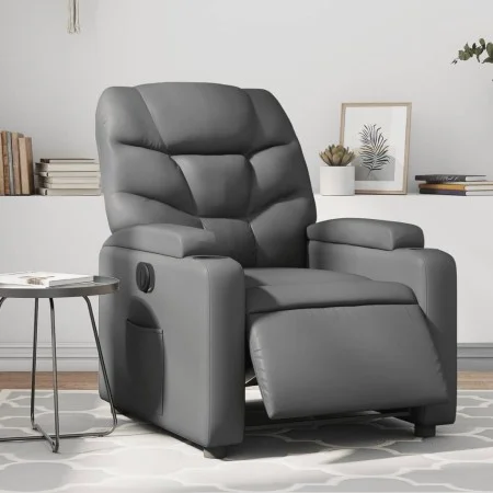 Grauer Power-Liegestuhl aus Kunstleder von , Sessel - Ref: Foro24-3204647, Preis: 256,96 €, Rabatt: %