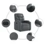 Grauer Power-Liegestuhl aus Kunstleder von , Sessel - Ref: Foro24-3204647, Preis: 256,96 €, Rabatt: %