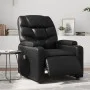 Sillón de masaje reclinable eléctrico cuero sintético negro de , Sillones - Ref: Foro24-3204651, Precio: 287,87 €, Descuento: %