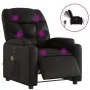 Sillón de masaje reclinable eléctrico cuero sintético negro de , Sillones - Ref: Foro24-3204651, Precio: 287,87 €, Descuento: %