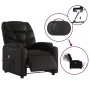 Sillón de masaje reclinable eléctrico cuero sintético negro de , Sillones - Ref: Foro24-3204651, Precio: 287,87 €, Descuento: %