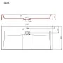 Waschbecken 100x46x11 cm Mineralharz/weißer Marmor von vidaXL, Sinkt - Ref: Foro24-144066, Preis: 276,36 €, Rabatt: %