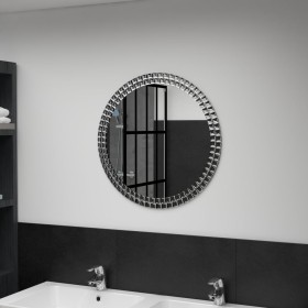 Espejo de pared de vidrio templado 60 cm de vidaXL, Espejos - Ref: Foro24-249449, Precio: 50,97 €, Descuento: %