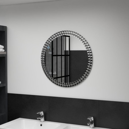 Espejo de pared de vidrio templado 60 cm de vidaXL, Espejos - Ref: Foro24-249449, Precio: 50,97 €, Descuento: %
