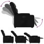 Sillón reclinable elevable cuero artificial negro de , Sillones - Ref: Foro24-3204658, Precio: 289,21 €, Descuento: %