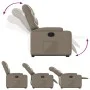Sillón reclinable elevable cuero artificial color capuchino de , Sillones - Ref: Foro24-3204664, Precio: 311,84 €, Descuento: %