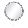 Espejo de pared de vidrio templado 60 cm de vidaXL, Espejos - Ref: Foro24-249449, Precio: 50,97 €, Descuento: %