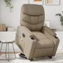 Sillón reclinable de masaje eléctrico cuero sintético capuchino de , Sillones - Ref: Foro24-3204685, Precio: 369,21 €, Descue...