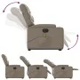 Sillón reclinable de masaje eléctrico cuero sintético capuchino de , Sillones - Ref: Foro24-3204685, Precio: 369,21 €, Descue...