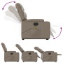 Sillón reclinable de masaje eléctrico cuero sintético capuchino de , Sillones - Ref: Foro24-3204685, Precio: 343,02 €, Descue...
