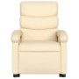 Sillón reclinable elevable de tela color crema de , Sillones - Ref: Foro24-3203987, Precio: 257,56 €, Descuento: %