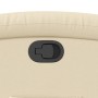 Sillón reclinable elevable de tela color crema de , Sillones - Ref: Foro24-3203987, Precio: 257,56 €, Descuento: %