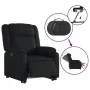 Electric black synthetic leather reclining and lifting armchair by , Armchairs - Ref: Foro24-3205164, Price: 361,32 €, Discou...