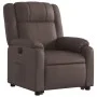 Sillón reclinable elevable eléctrico de cuero sintético marrón de , Sillones - Ref: Foro24-3205166, Precio: 376,41 €, Descuen...