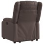 Sillón reclinable elevable eléctrico de cuero sintético marrón de , Sillones - Ref: Foro24-3205166, Precio: 319,56 €, Descuen...