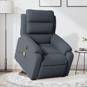 Sillón de masaje reclinable elevable terciopelo gris oscuro de , Sillones - Ref: Foro24-3205126, Precio: 349,71 €, Descuento: %