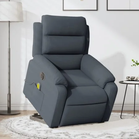 Sillón de masaje reclinable elevable terciopelo gris oscuro de , Sillones - Ref: Foro24-3205126, Precio: 377,70 €, Descuento: %