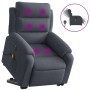Sillón de masaje reclinable elevable terciopelo gris oscuro de , Sillones - Ref: Foro24-3205126, Precio: 349,71 €, Descuento: %