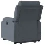 Sillón de masaje reclinable elevable terciopelo gris oscuro de , Sillones - Ref: Foro24-3205126, Precio: 377,70 €, Descuento: %