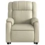 Sillón de masaje elevable eléctrico cuero sintético crema de , Sillones - Ref: Foro24-3205172, Precio: 415,68 €, Descuento: %