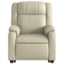 Sillón de masaje elevable eléctrico cuero sintético crema de , Sillones - Ref: Foro24-3205172, Precio: 385,14 €, Descuento: %