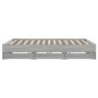 Cama con cajones madera ingeniería gris Sonoma 200x200 cm de , Camas y somieres - Ref: Foro24-3207250, Precio: 193,77 €, Desc...