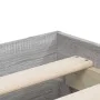 Cama con cajones madera ingeniería gris Sonoma 200x200 cm de , Camas y somieres - Ref: Foro24-3207250, Precio: 191,18 €, Desc...