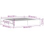 Cama con cajones madera ingeniería gris Sonoma 200x200 cm de , Camas y somieres - Ref: Foro24-3207250, Precio: 193,77 €, Desc...