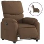 Sillón reclinable eléctrico de tela marrón de , Sillones - Ref: Foro24-3204804, Precio: 249,68 €, Descuento: %