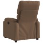 Sillón reclinable eléctrico de tela marrón de , Sillones - Ref: Foro24-3204804, Precio: 243,28 €, Descuento: %