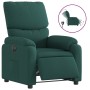 Sillón reclinable eléctrico tela verde oscuro de , Sillones - Ref: Foro24-3204806, Precio: 236,19 €, Descuento: %