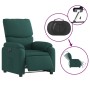 Sillón reclinable eléctrico tela verde oscuro de , Sillones - Ref: Foro24-3204806, Precio: 236,19 €, Descuento: %