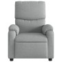 Sillón reclinable de masaje eléctrico tela gris claro de , Sillones - Ref: Foro24-3204812, Precio: 243,91 €, Descuento: %