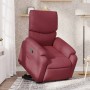 Sillón reclinable elevable tela rojo tinto de , Sillones - Ref: Foro24-3204827, Precio: 261,07 €, Descuento: %