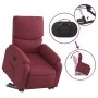 Sillón reclinable elevable tela rojo tinto de , Sillones - Ref: Foro24-3204827, Precio: 279,39 €, Descuento: %