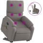 Sillón reclinable de masaje elevable tela gris taupé de , Sillones - Ref: Foro24-3204844, Precio: 315,56 €, Descuento: %