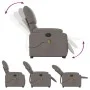 Sillón reclinable de masaje elevable tela gris taupé de , Sillones - Ref: Foro24-3204844, Precio: 333,94 €, Descuento: %